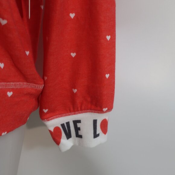NWT Womens P. J Salvage Red, White Hearts Sweater L - Picture 3 of 6
